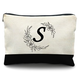 Likjad Bride Bridesmaid Cosmetic bag,personalized makeup bag,Initial Monogram Personalized makeup bag,bridesmaid gifts,personalized gifts,make up bag,monogrammed gifts for womenS