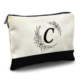 Likjad Initial Monogram Personalized makeup bag,c cosmetic bag,Bride Bridesmaid Cosmetic bag,personalized makeup bag,bridesmaid gifts,personalized gifts,make up bag,monogrammed gifts for womenC Likjad Initial Monogram Personalized makeup bag,c cosmetic bag,Bride Bridesmaid Cosmetic bag,personalized makeup bag,bridesmaid gifts,personalized gifts,make up bag,monogrammed gifts for womenC