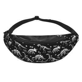 Dinosaur Fanny Pack Waist Bag Adjustable Belt Bag For Men Women Traveling Hiking Cycling Running