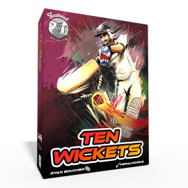 Seabrook Studios: Ten Wickets - The Cricket Themed Card Game, Auction Bidding Game, Ages 8+, 2 Players, 20 Mins