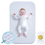 VaVaSoo Rocking Bassinet Sheet Fitted, Ultra Soft Bassinet Mattress Protector, 1 Pack