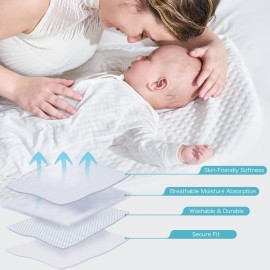VaVaSoo Rocking Bassinet Sheet Fitted, Ultra Soft Bassinet Mattress Protector, 1 Pack