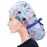 ABAMERICA Ponytail Scrub Caps for Women Surgical Caps Nurse Hat with Functional Ponytail Holder for Long Hair, Satin-Lined