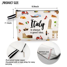 jepuyaya Paris Travel Gift Cosmetic Bag, Paris Lover Gifts Makeup Bag, Paris Travel Gift Paris City Skyline Paris Is Always A Good Idea Zipper Pouch, Gifts for Birthday Christmas Gifts6JM02