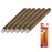 Zugar Land Realistic Looking Fake Stage Puff Cigar (6 Pack) (4.5) Faux Brown Cigar. Looks Like It\'s lid up.