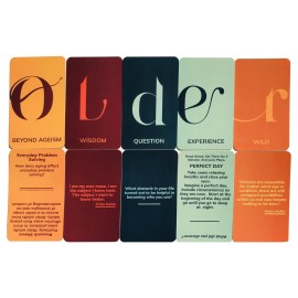 Older: A Renewable Life Conversational Card Game That is re-Visioning The Way we Think and Talk About Aging and The Last Chapters of This Amazing Life Adventure - for Age 40+