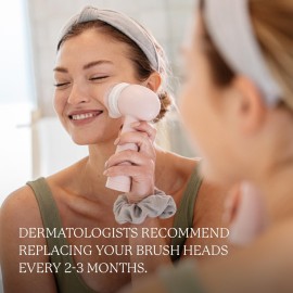Vanity Planet Facial Cleansing Brush Replacement Heads, Raedia 2.0-3 Interchangeable Replacement Brush Heads - Lightweight & Water Resistant Face Exfoliator Cleansing Brush for Glowing Skin Vanity Planet Facial Cleansing Brush Replacement Heads, Raedia 2.0-3 Interchangeable Replacement Brush Heads - Lightweight & Water Resistant Face Exfoliator Cleansing Brush for Glowing Skin
