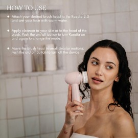 Vanity Planet Facial Cleansing Brush Replacement Heads, Raedia 2.0-3 Interchangeable Replacement Brush Heads - Lightweight & Water Resistant Face Exfoliator Cleansing Brush for Glowing Skin Vanity Planet Facial Cleansing Brush Replacement Heads, Raedia 2.0-3 Interchangeable Replacement Brush Heads - Lightweight & Water Resistant Face Exfoliator Cleansing Brush for Glowing Skin