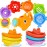 Bath Toys for Kids Ages 1-3, Kids Bath Toys with Floating Boats, Bathing Spoon Shower, 13 PCS Bathtub Toy for Babies Water Table Pool Birthday Gift for Toddlers 1-3 Infant Baby Boys/Girls 6-12-18M+