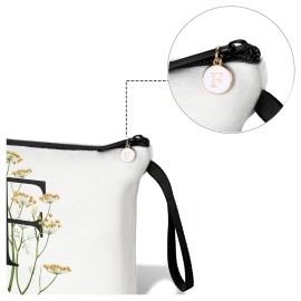Initial Letter Bag Letter Makeup Bag for Women Initial Cosmetic Bag A-Z Personalized Makeup Bag Travel Makeup Bag,Initial Cosmetic Bag Gifts (white F) Initial Letter Bag Letter Makeup Bag for Women Initial Cosmetic Bag A-Z Personalized Makeup Bag Travel Makeup Bag,Initial Cosmetic Bag Gifts (white F)