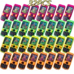 Nbguigdstr 32 Pcs Handheld Water Ring Games Party Favors, School Classroom Prizes,Treasure Box Toys,Pinata Goodie Bags Stuffers,Return Gifts for Kids Birthday Bulk