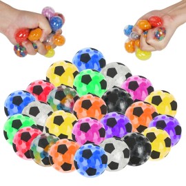20 Pack Mini Stress Balls Set Fidget Toys for Adul..