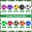 20 Pack Mini Stress Balls Set Fidget Toys for Adults, Colorful Soccer Squishy Squeeze Stress Relief Ball, Party Favors Bags Gifts