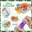 20 Pack Mini Stress Balls Set Fidget Toys for Adults, Colorful Soccer Squishy Squeeze Stress Relief Ball, Party Favors Bags Gifts