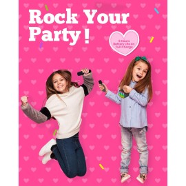 VERKB Mini Karaoke Machine with 2 Wireless Microphones for Kids, Kids Toys for Girls and Boys, Portable Bluetooth Speaker Gift for Girls 4, 5, 6, 7, 8+ Year Old Birthday Party(Black)