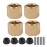 BQLZR RC Brass Wheel Hex Hubs Drive Adapter Replacement for FMS FCX24 1:24 Pack of 4