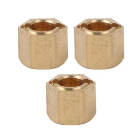 BQLZR RC Brass Wheel Hex Hubs Drive Adapter Replacement for FMS FCX24 1:24 Pack of 4