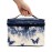 Flashideas Blue Butterfly Print Makeup Bag Large Opening Design Makeup Bag Cosmetic Organizer Storage Case Makeup Organizer Bag for Travel with Makeup Brushes Compartments