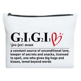 Gigi Gift, Christmas, Birthday, Mother\'s Day Gift for Grandmother from Granddaughter Grandson Nana Thank You Gift Makeup Bag, Grandma Appreciation Gifts, a Constant Source of Unconditional Love