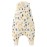 Duomiaomiao 1.5 TOG Toddler Sleep Sack 24-36 Months 100% Cotton Four Season Side Open Zipper Baby Sleep Sack with Feet, Breathable Toddler Wearable Blanket