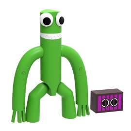 Rainbow Friends - Green Action Figure (5 Tall Posable Figure, Series 1)