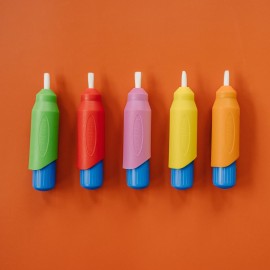 5 Multi-Color Aqua Brushes, Paint with Water Brush Set, Replacement Water Doodle Wow Pens by Kanga Toys for Drawing Books or Magic Mats, for Kids Ages 3+