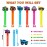 uoyoi Monster Truck Party Favors,24Pcs Car Bubble Wands for Kids,Cool Bubble Wand for Monster Truck Birthday Party Supplies,Classroom Prizes Pinata Goodie Bag Stuffers Gift