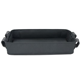 Stroller Snacks Tray for Wonderfold Wagon W Series Accessories Waterproof Kids Toy Placement Faux Leather Sides for Eating and 4 Kids Cup Holder (W4 Series)