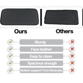 Stroller Snacks Tray for Wonderfold Wagon W Series Accessories Waterproof Kids Toy Placement Faux Leather Sides for Eating and 4 Kids Cup Holder (W4 Series)