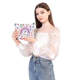 WSNANG Baton Twirler Cosmetic Bag Live Love Twirl Makeup Bag Twirler Mom Gift Baton Twirling Gift Gymnast Twirling Gift (Love Twirl bag)