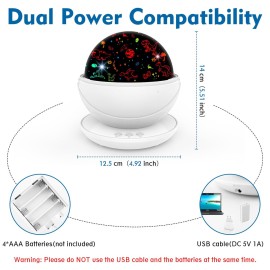 VANSHINIEER Batman Night Light Projector for Boy,Kids Night Lights with Batman and Dinosaur Theme,360 Degree Rotation,15 Mode Color Changing,Birthday Gift Toys