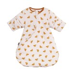 HOUSBAY Baby Sleep Bag Wearable Blanket Sleep Sack with Detachable Sleeves Unisex Baby Sleeping Sack With 2-Way Zipper (Ear of Wheat, S: 0-6Months)