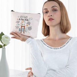 G2TUP Anne Novel Inspire Makeup Bag Anne Shirley Fans Gift Anne Book Literary Cosmetic Bag Book Lovers Merch (An Makeup bag)