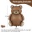 Bear Balloons Large Brown Bear Foil Balloons Baby Show Birthday Party Decoration 2 Pieces