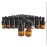 PYAWI 50Pcs Amber Glass Mini Dropper Bottle 1ml Amber Essential Oil Bottles Vials Travel Cosmetic Sample Container Liquid Perfume Eye Droppers Bottle (1ml)