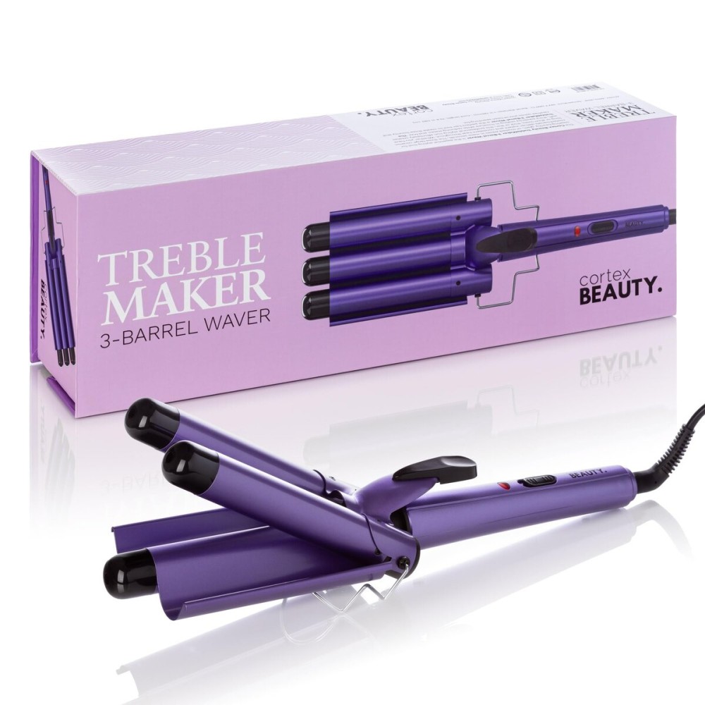 Cortex Beauty Wave Maker - 3-Barrel Waver (Purple)