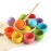 Montessori Larger Ball in Cup Color Sorting Toy for Toddlers Wooden Rainbow Ball Color Matching Toy - 7, 46mm