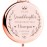 KGKAIMIZL Granddaughter Compact Makeup Mirror from Grandma & Grandpa, Ideal for Birthday Gifts, Includes Travel-Size Mirror & Light