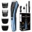 Hair Clippers for Men, Cordless Clippers for Hair Cutting Professional Mens Hair Clippers Rechargeable Hair Trimmer LED Display, 20 Adjustable Lengths