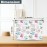 YKYENR Full Print Makeup Bag - Travel Stamps Theme - Waterproof Cosmetic Bag, Toiletry Bag, Gift For Girls, Besties, Personal Care & Accessories - A22