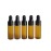 PYAWI 50Pcs 5ml Sample Dropper Bottles,Amber Glass Dropper Bottles for Essential Oils Sample Cosmetic Perfume Traveling