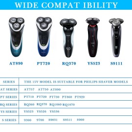 Linkidea 15V Shaver Charger Cord, Replacement USB Power Charger Adapter Cable, Compatible with Philips Norelco HQ8505, AT890, PT720, RQ370 Linkidea 15V Shaver Charger Cord, Replacement USB Power Charger Adapter Cable, Compatible with Philips Norelco HQ8505, AT890, PT720, RQ370