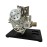 Bisaten Powerable Flying Pigeon Metal Cylinder Stirling Engine Generator Mini External Combustion Engine Model Dual Cylinder