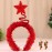 Sixexey Christmas Headband Set Red Star Headbands Xmas Holiday Party Favor Hair Accessories for Women