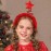 Sixexey Christmas Headband Set Red Star Headbands Xmas Holiday Party Favor Hair Accessories for Women
