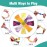 YUQILIN 120 PCS Fidget Toys Marble Mesh Fidget Toys Bulk, Stress Relief Sensory Colorful Fidget Toy Set for Kids Adults with ADHD ADD OCD Autism for Anti-Anxiety Enhance Focus
