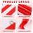 Preboun 6 Pcs Carnival Circus Decorations with 3 Carnival Tent 3 Red White Striped Table Skirt Circus Carnival Hanging Decorations Carnival Theme Party Decorations for Birthday Mardi Gras Christmas
