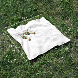 Ouch Baby 4-Layer Muslin Swaddle Blanket (Pack of 2) | 45x50 Ultra-Soft Pre-Washed Baby Quilt for Newborns & Infants | Breathable, Lightweight & Gentle Bedding