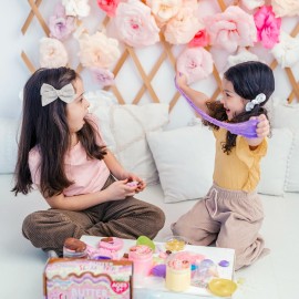 Butter Slime Kit for Girls - Fluffy & Scented Butter Slime with Ice Cream, Donut, Cupcake Accessories, Colorful & Vibrant Slime Making Set, Idea for Christmas & Holiday, Girls Ages 5-12+