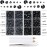 10000Pcs 2-Boxes Mixed Size Hot Fix Round Crystals Gems Glass Stones Hotfix Flat Back Rhinestones with Tweezers and Picking Pencil (Jet Black)
